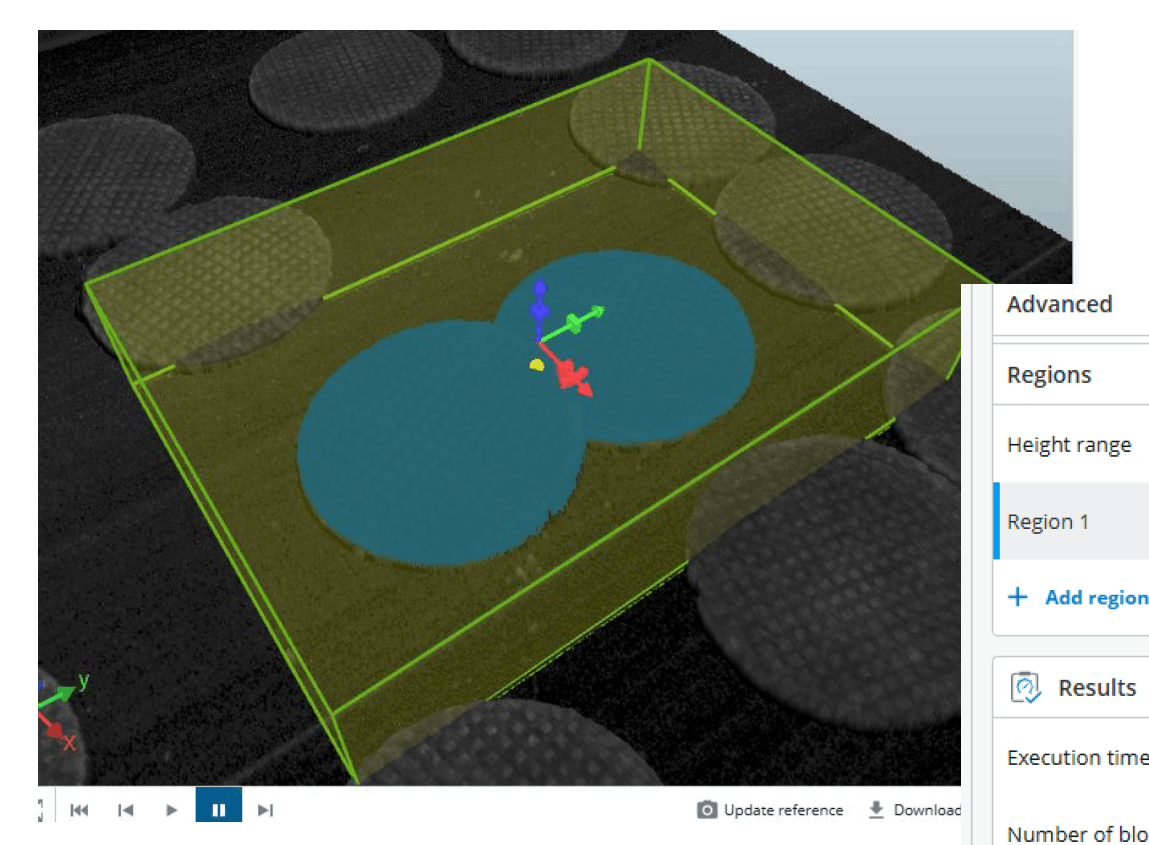 3D laser inspection of stroopwafels on the production line at Daelmans